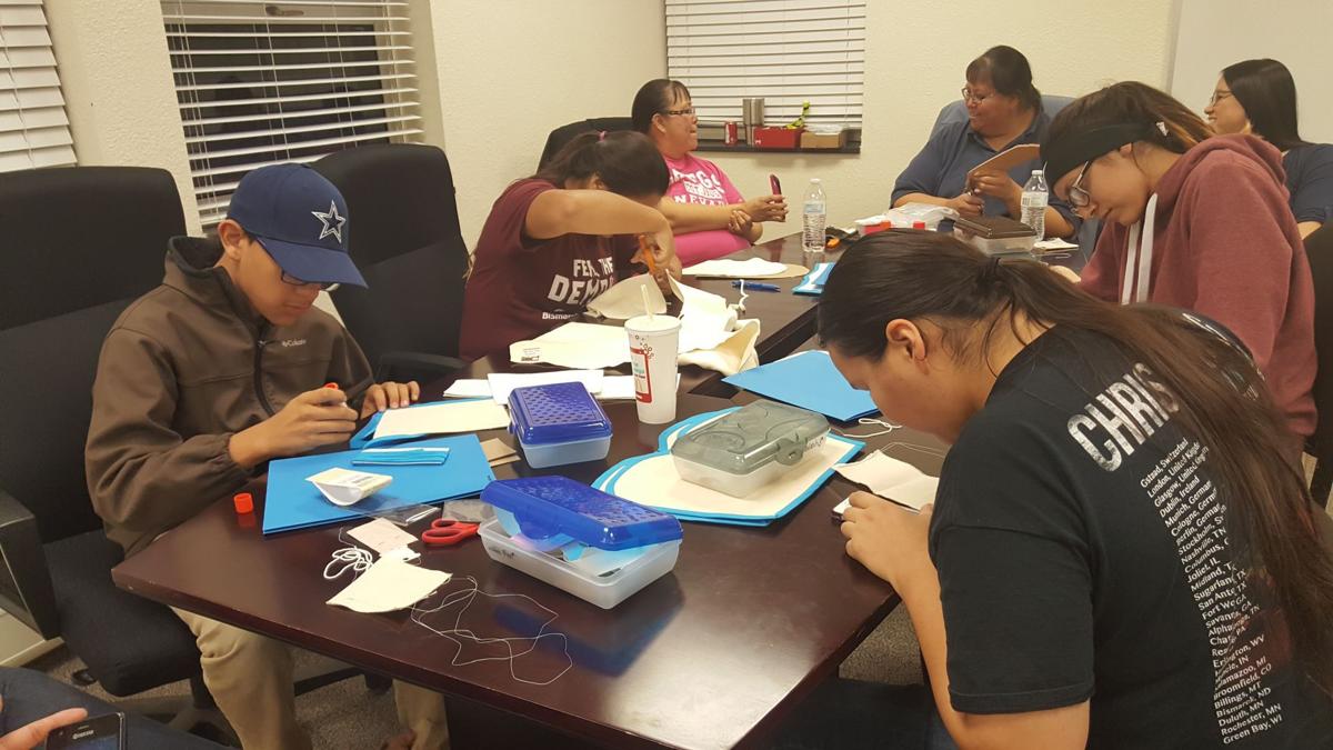 Local powwow dancer teaches beading classes Local news for Bismarck