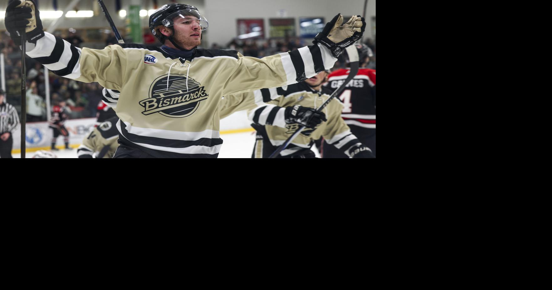 Alex Lunksi Scores for Bismarck in NAHL Playoffs vs. Aberdeen