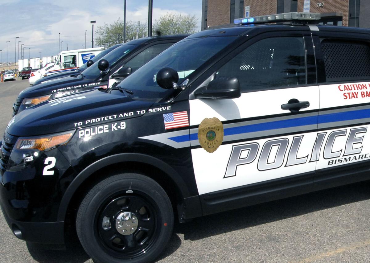 Bismarck police vehicle