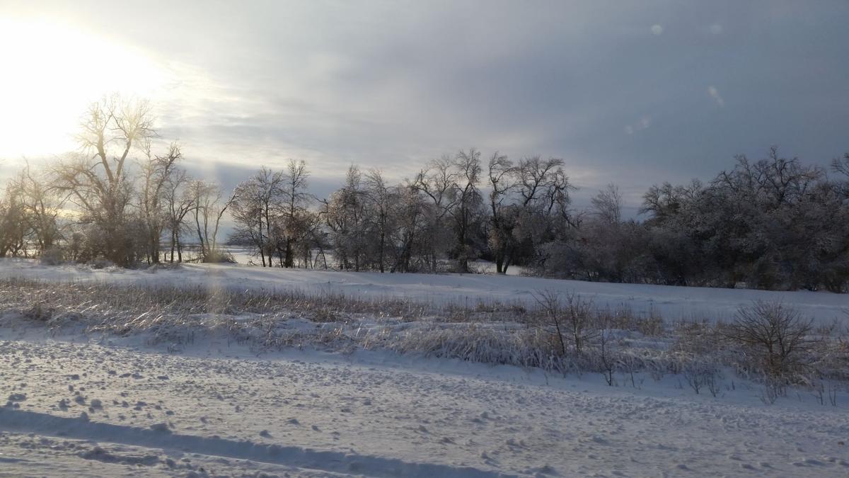 Back roads beauty to Bismarck on New Years Day 2017