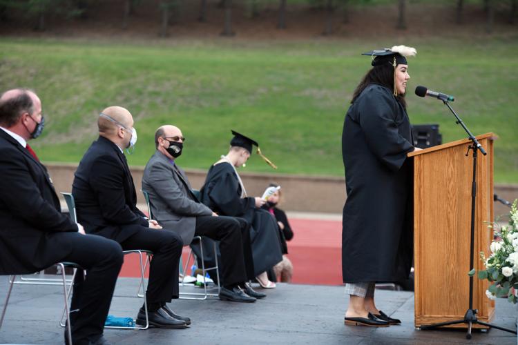 Mandan High School celebrates graduation with modified ceremony