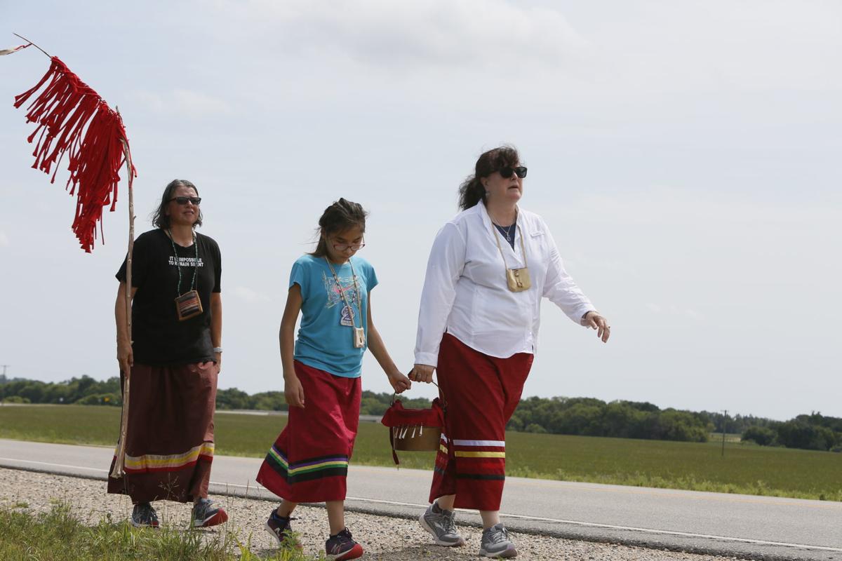 550 Mile Walk Along Red River Honors Missing And Murdered Indigenous Women State Regional Bismarcktribune Com
