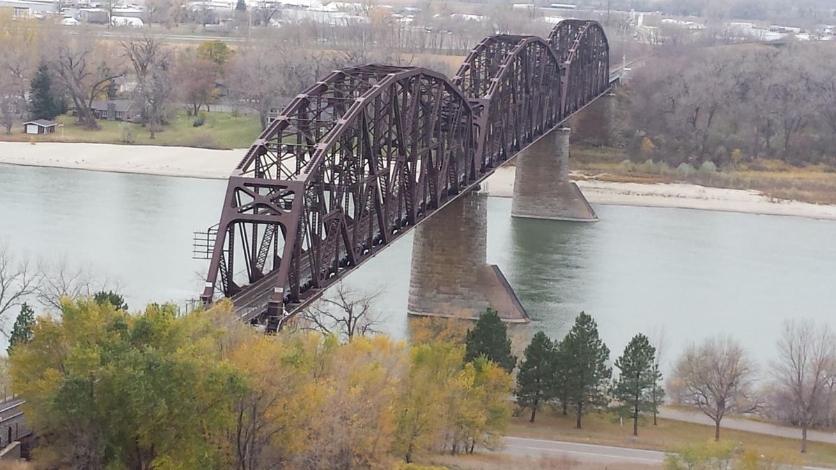 Northern Pacific Railway Bridge between Mandan and Bismarck