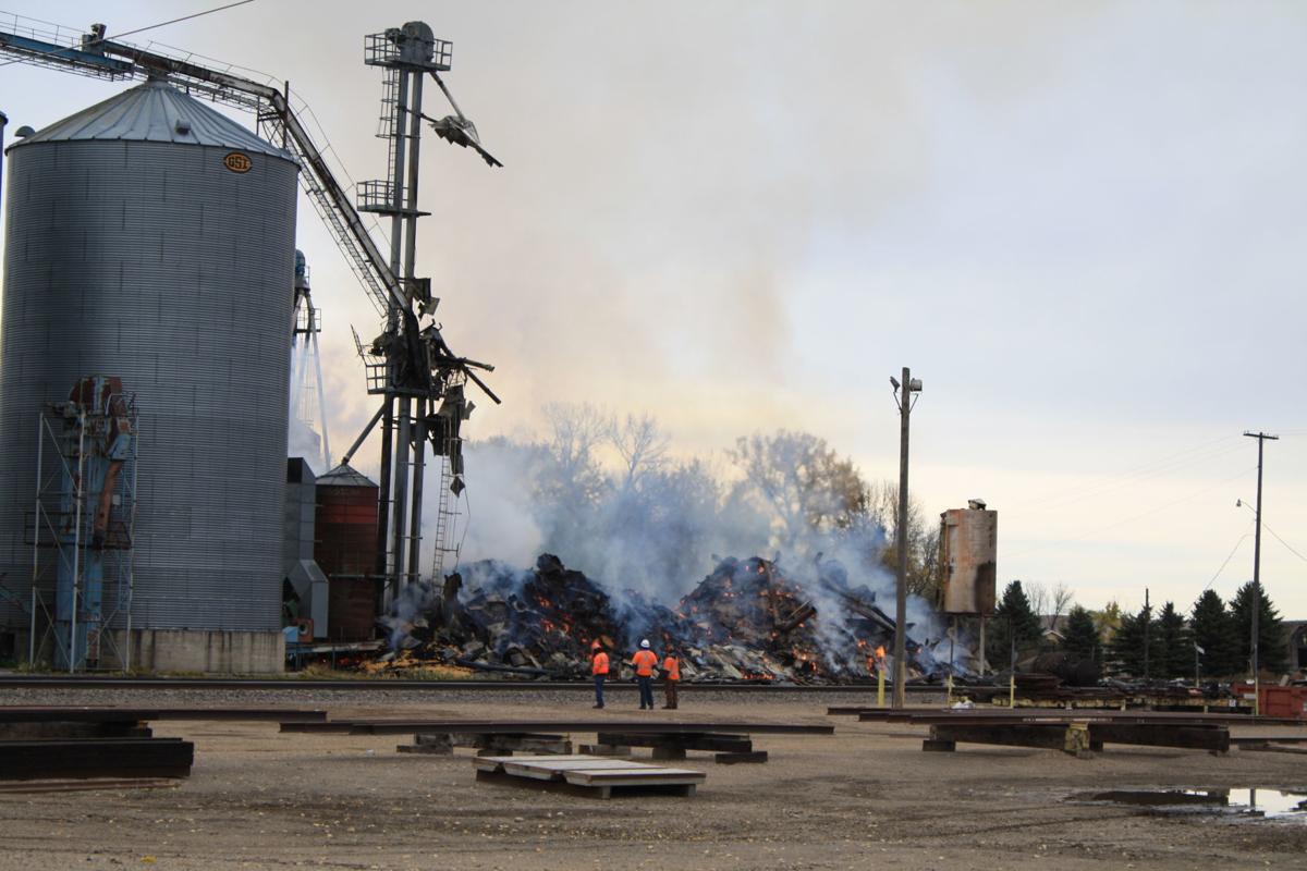 Business continues after fire destroys Medina elevator State & Regional