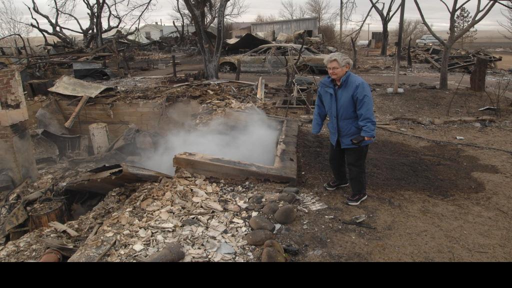 Fire destroys Bucyrus, moves west of Hettinger State & Regional