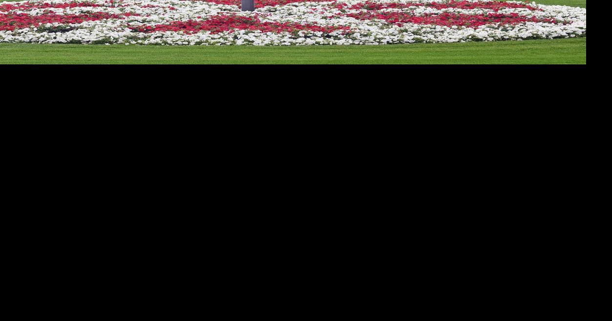 Flags at halfstaff for fallen officers