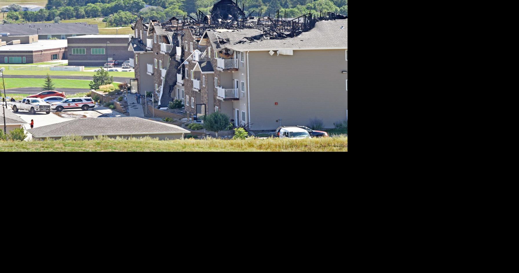 Mandan apartment building fire has similarities to blaze a year ago at