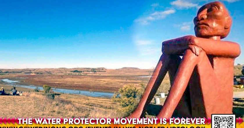 Replica of Standing Rock sculpture erected during DAPL protests is relocating...