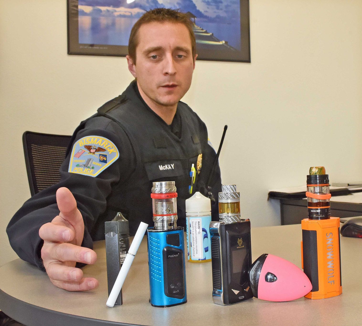 E cigarette epidemic hits Bismarck schools