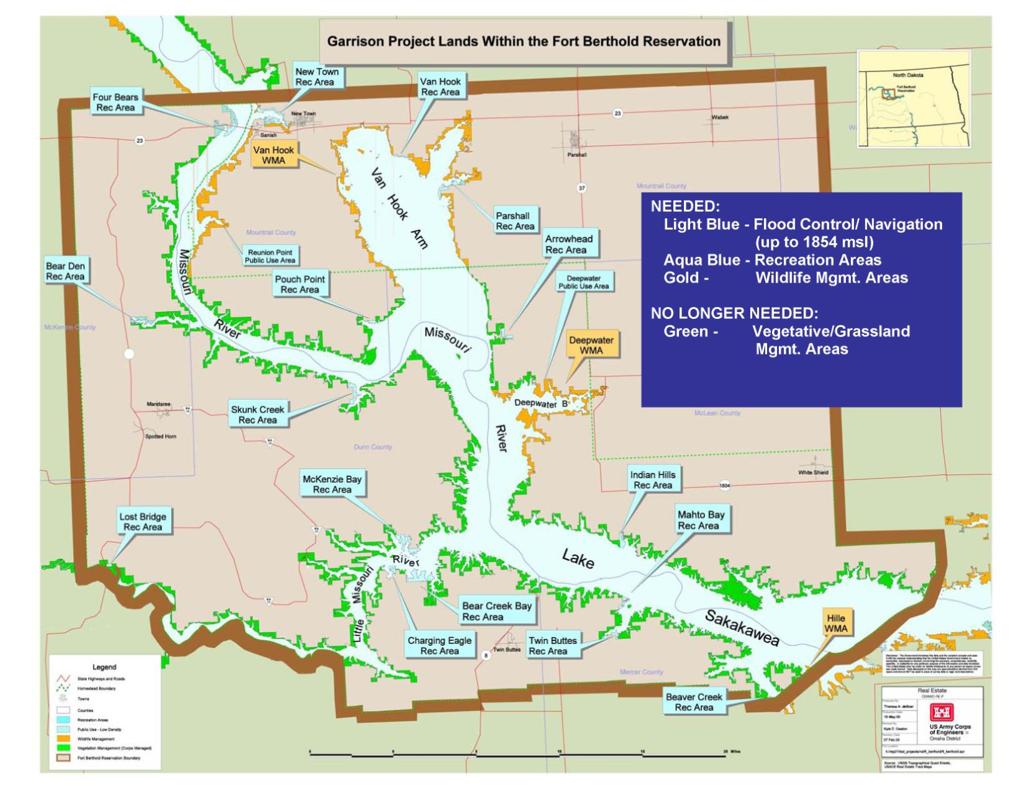 lake sakakawea map bays Tribe To Maintain Public Access To Lake Sakakawea State lake sakakawea map bays