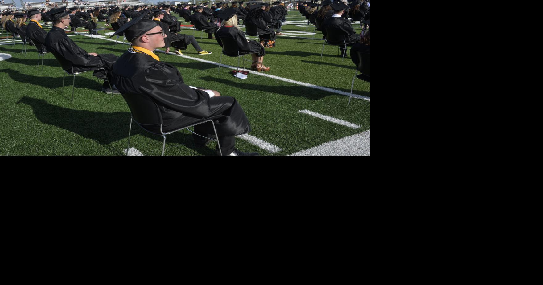 Mandan High School celebrates graduation with modified ceremony