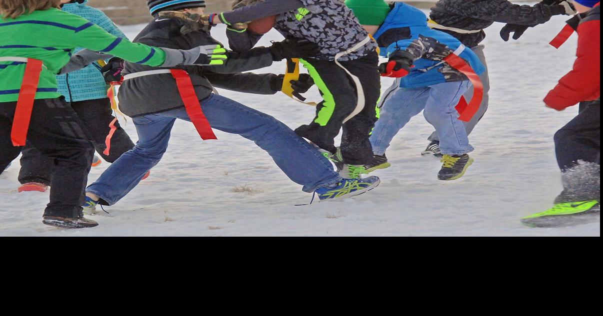 Highland Acres School's Superbowl football game