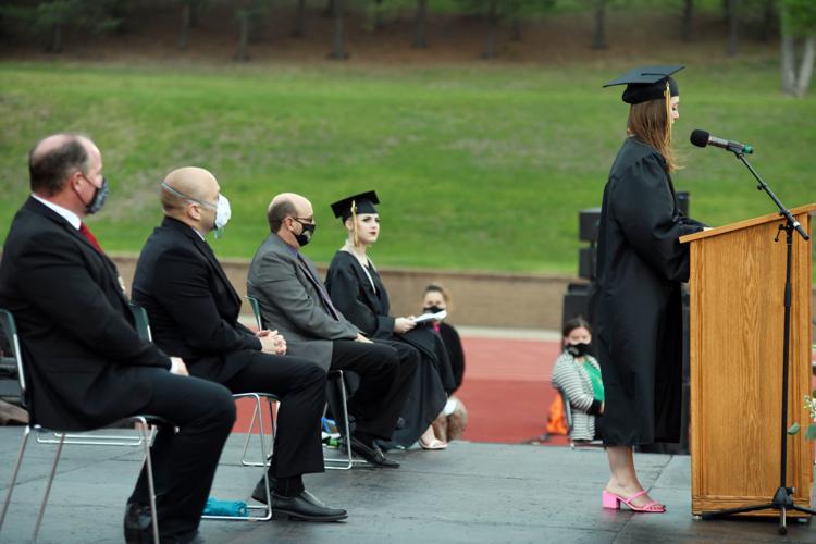 Mandan High School celebrates graduation with modified ceremony