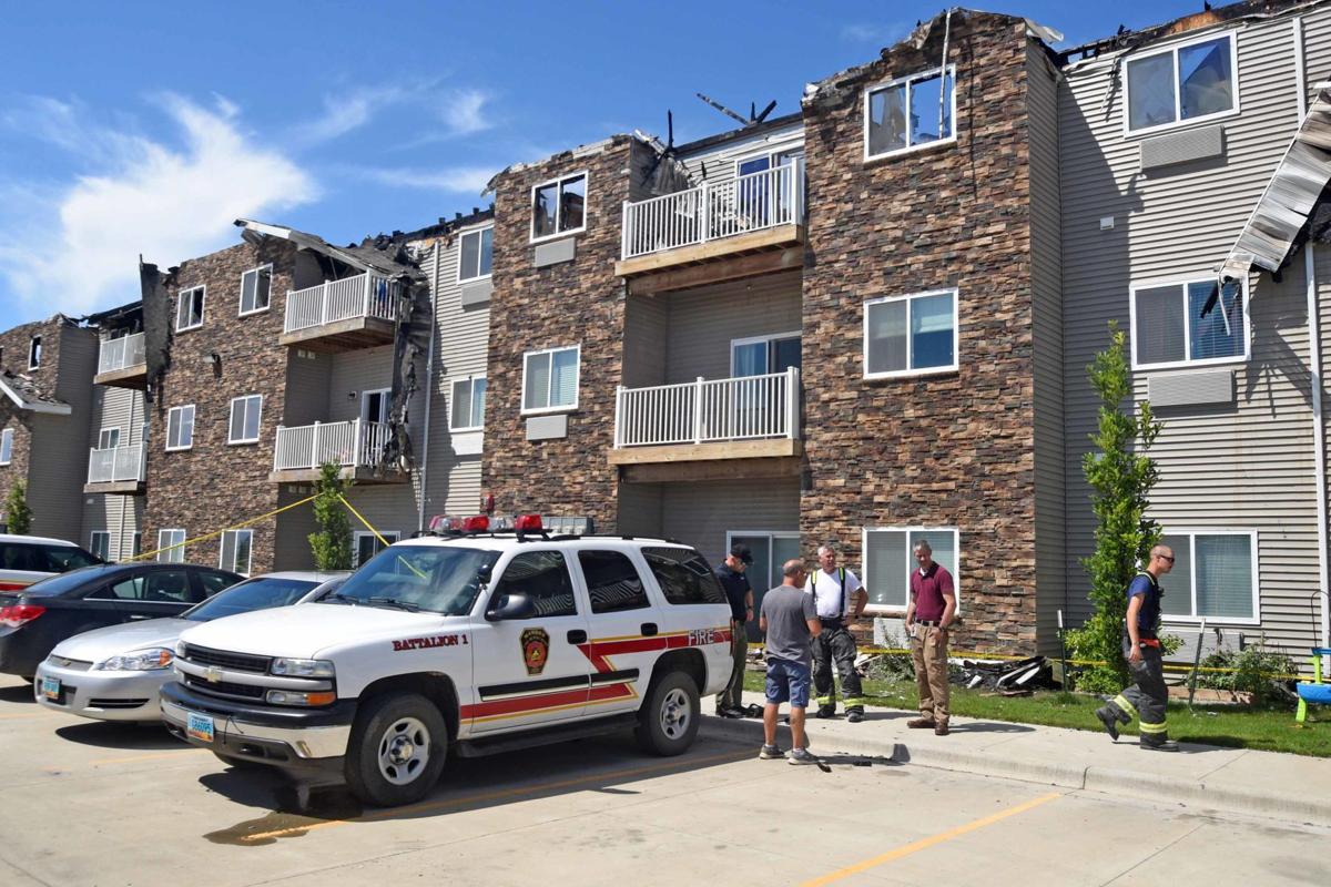 Firedamaged Mandan apartments to be razed; smoking materials believed