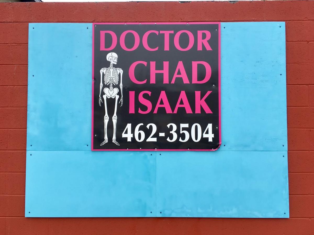 Doctor Chad Isaak sign