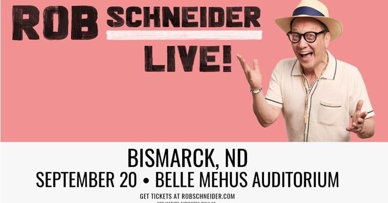 Rob Schneider to perform live at Belle Mehus Auditorium