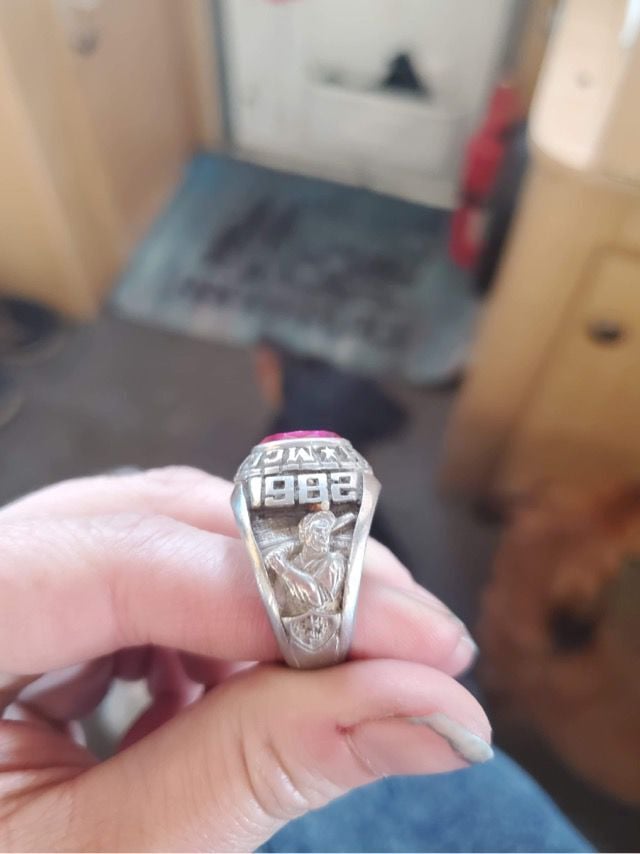 7-year-old finds 1982 McClusky class ring in lake