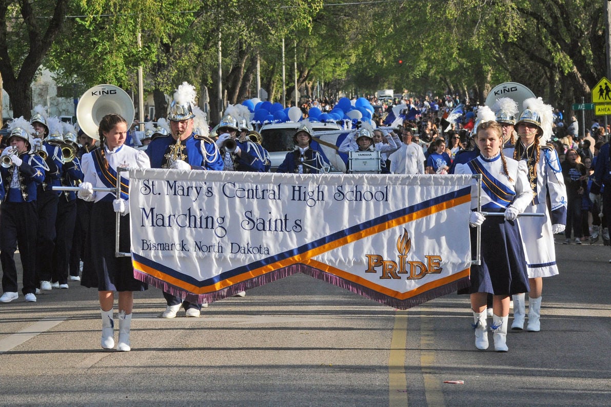 Band Night Parade in Bismarck Tribune Photo Collections