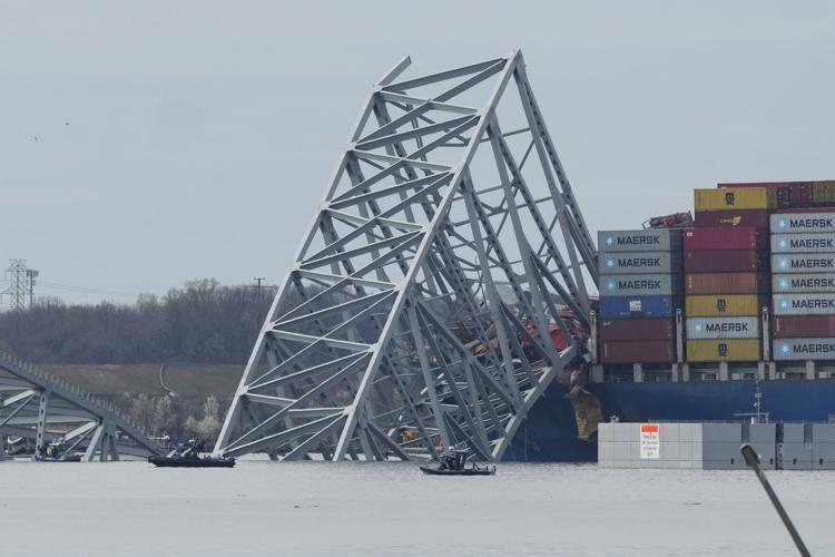 Baltimore bridge collapse: Cranes arriving to remove wreck