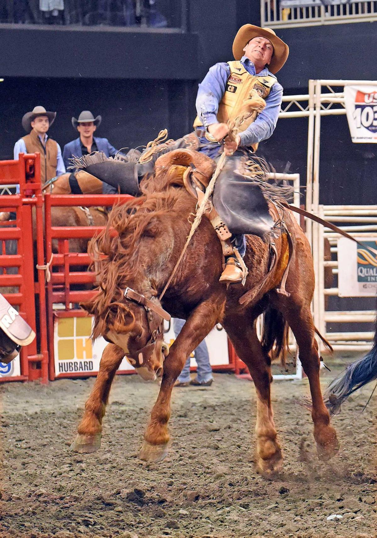 Killdeer Cowboys put on a show in Bismarck Rodeo