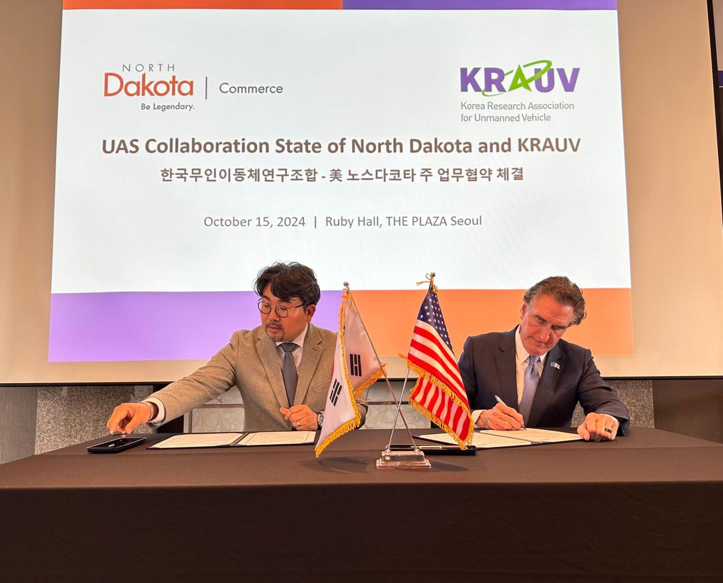 North Dakota partners with South Korean drone innovators