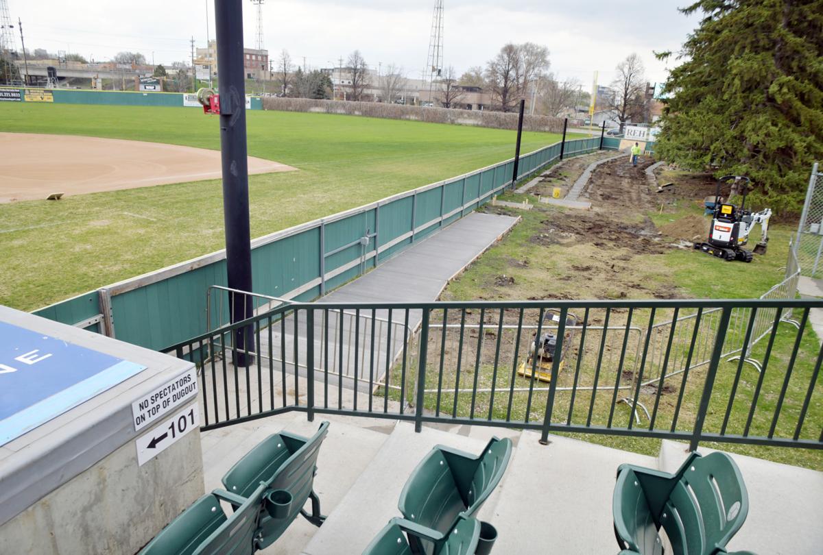 New deck being added to Bismarck Municipal Ballpark Baseball