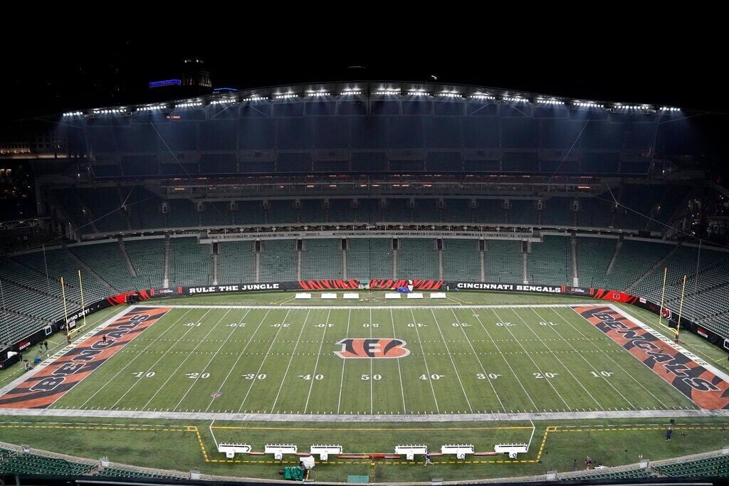 Cincinnati Bengals Paycor Stadium White-Out Game 8 x 10 Framed Football  Photo