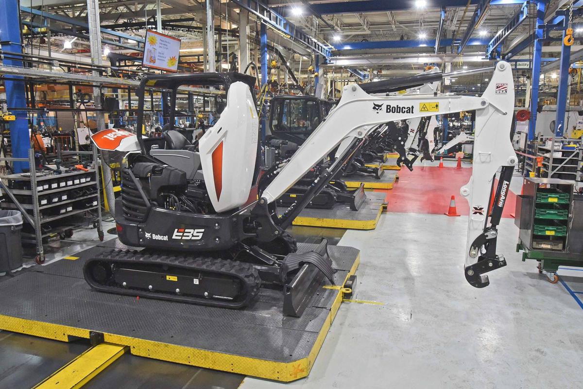 Bobcat's R Series Mini Excavator is made in Bismarck | Tribune Photo