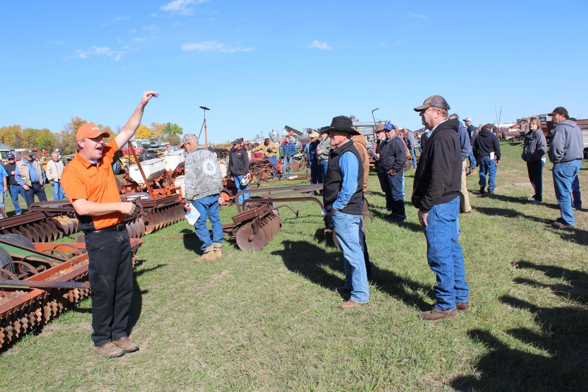 Bidding on yesterday Antique tractor collection goes on auction block