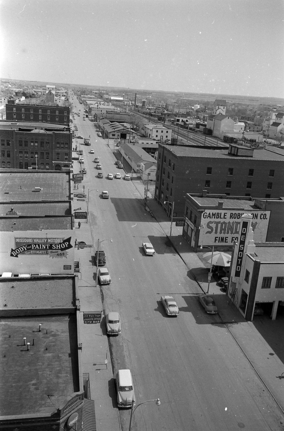 North Dakota History in Photos Downtown Bismarck History