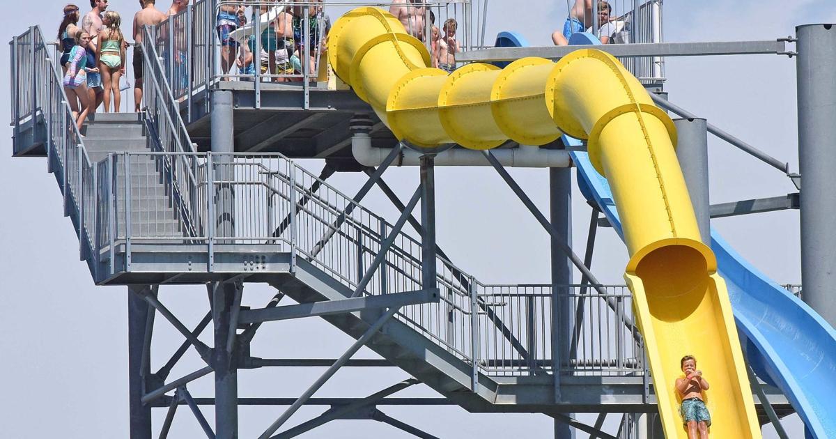 Water Slide Raging Rivers Raging Rivers Waterpark opens Thursday
