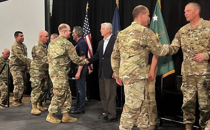 North Dakota National Guard Soldiers Welcomed Home