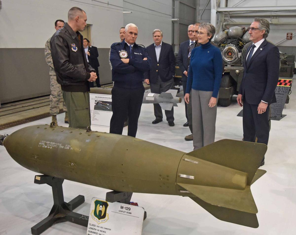 Vice President touts importance of Minot Air Force Base Vice President touts importance of Minot Air Force Base