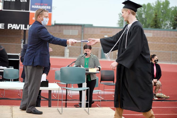 Mandan High School celebrates graduation with modified ceremony