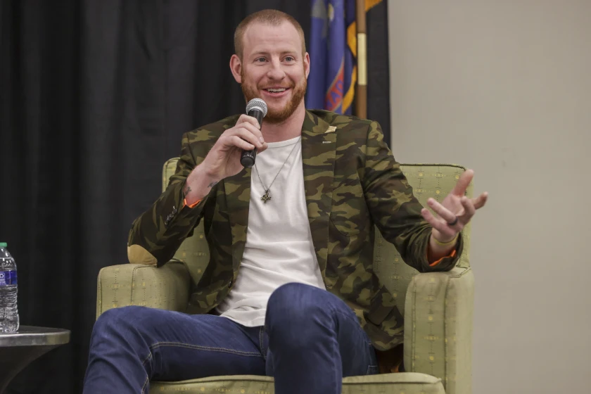 Carson Wentz talks football, faith