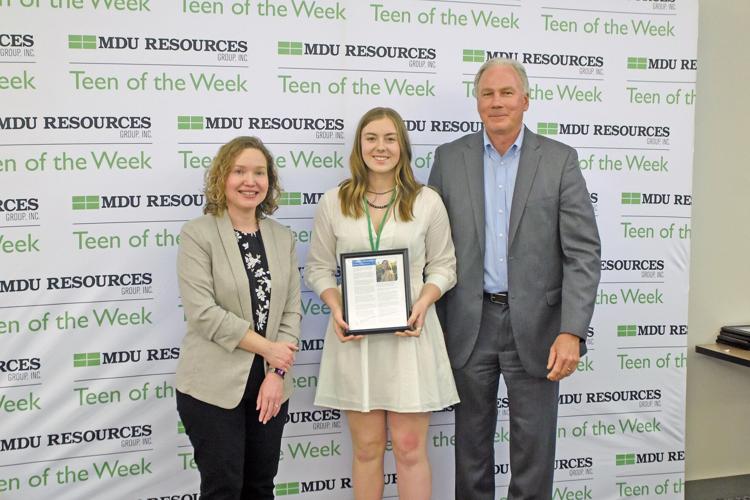 Century High School's Chance Bowlinger named MDU’s Teen of the Year