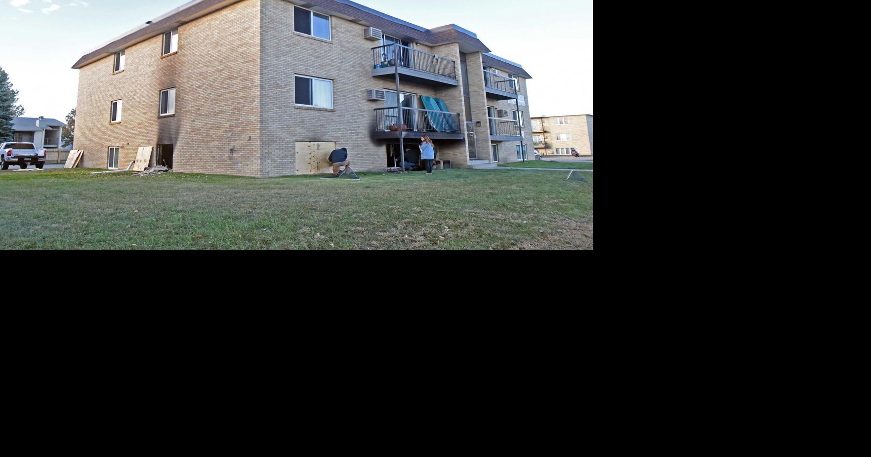 Bismarck apartment fire sends 5 people to hospital