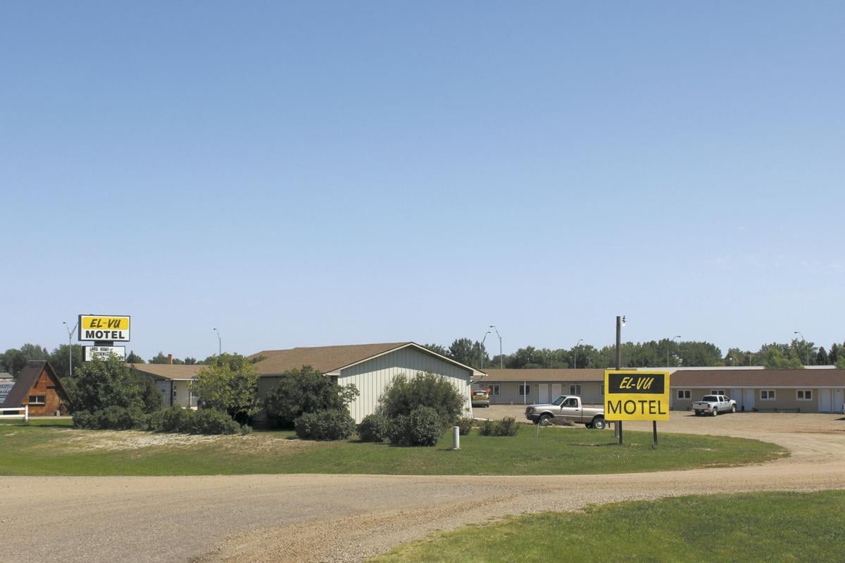 Bowman Reacts To At Hotel North Dakota News The El Vu Motel In Bowman Is Shown On Monday Where A Man Was Found Saay Dead By Staff