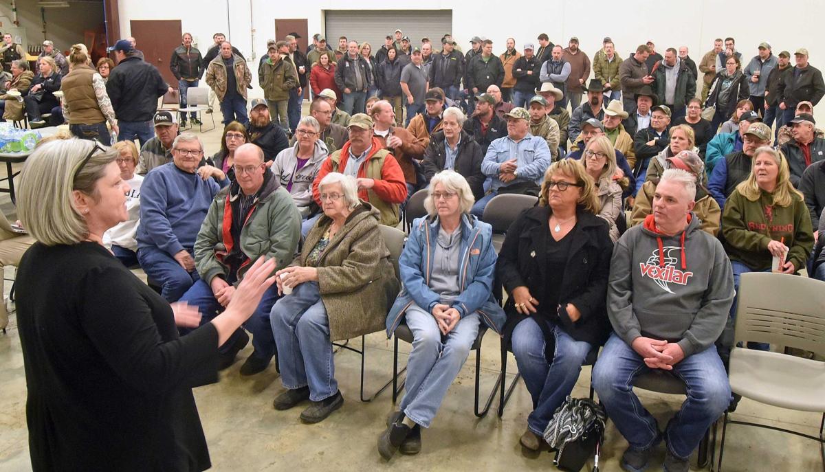 Large crowd turns out for information on Bismarck cattle sales barn