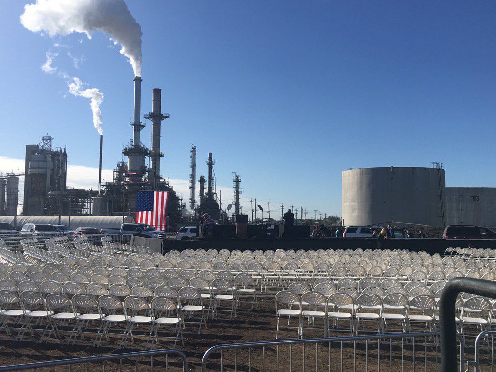 Final preparations underway for Trump visit