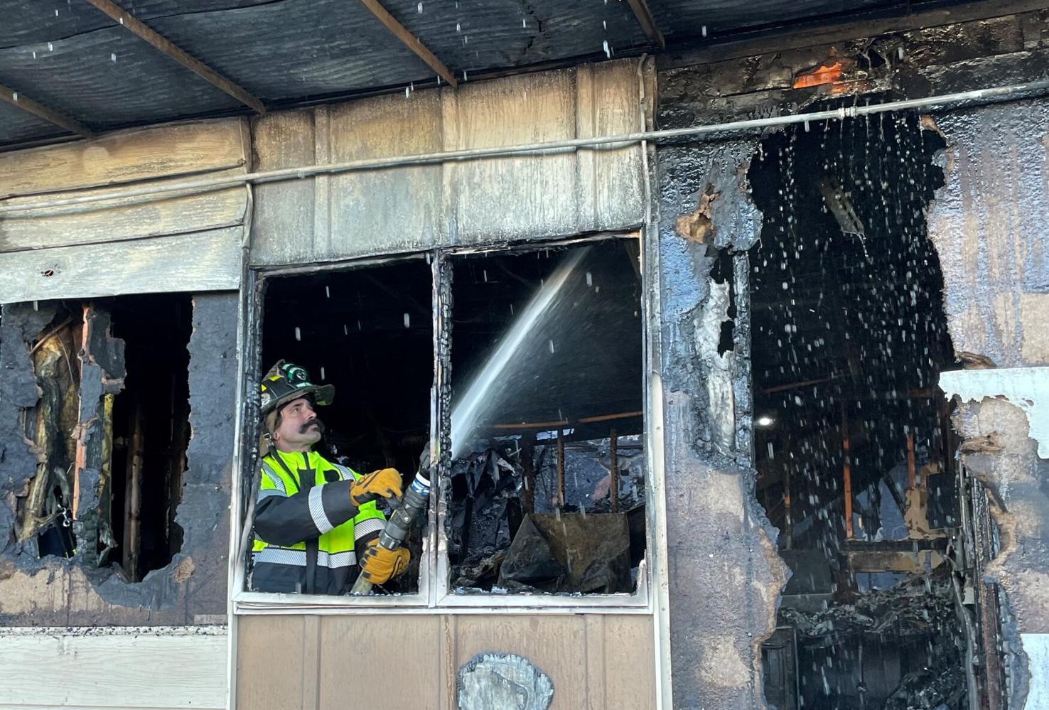Fire heavily damages Mandan apartment buildings