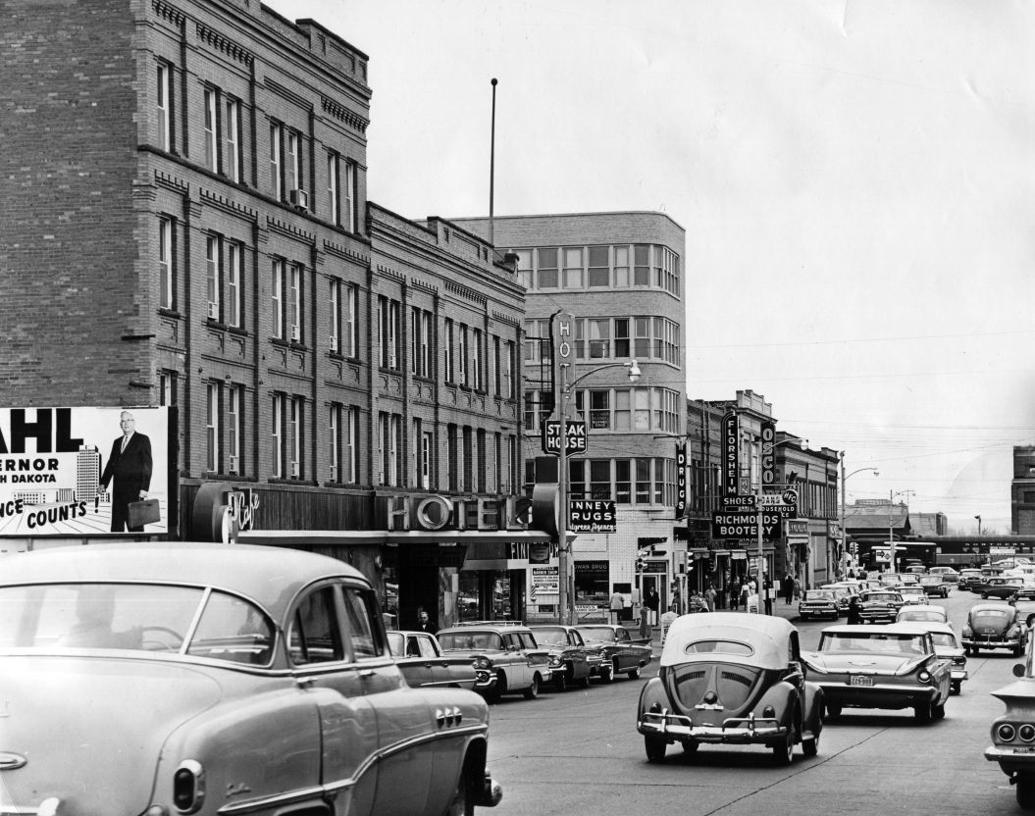 North Dakota History in Photos Downtown Bismarck