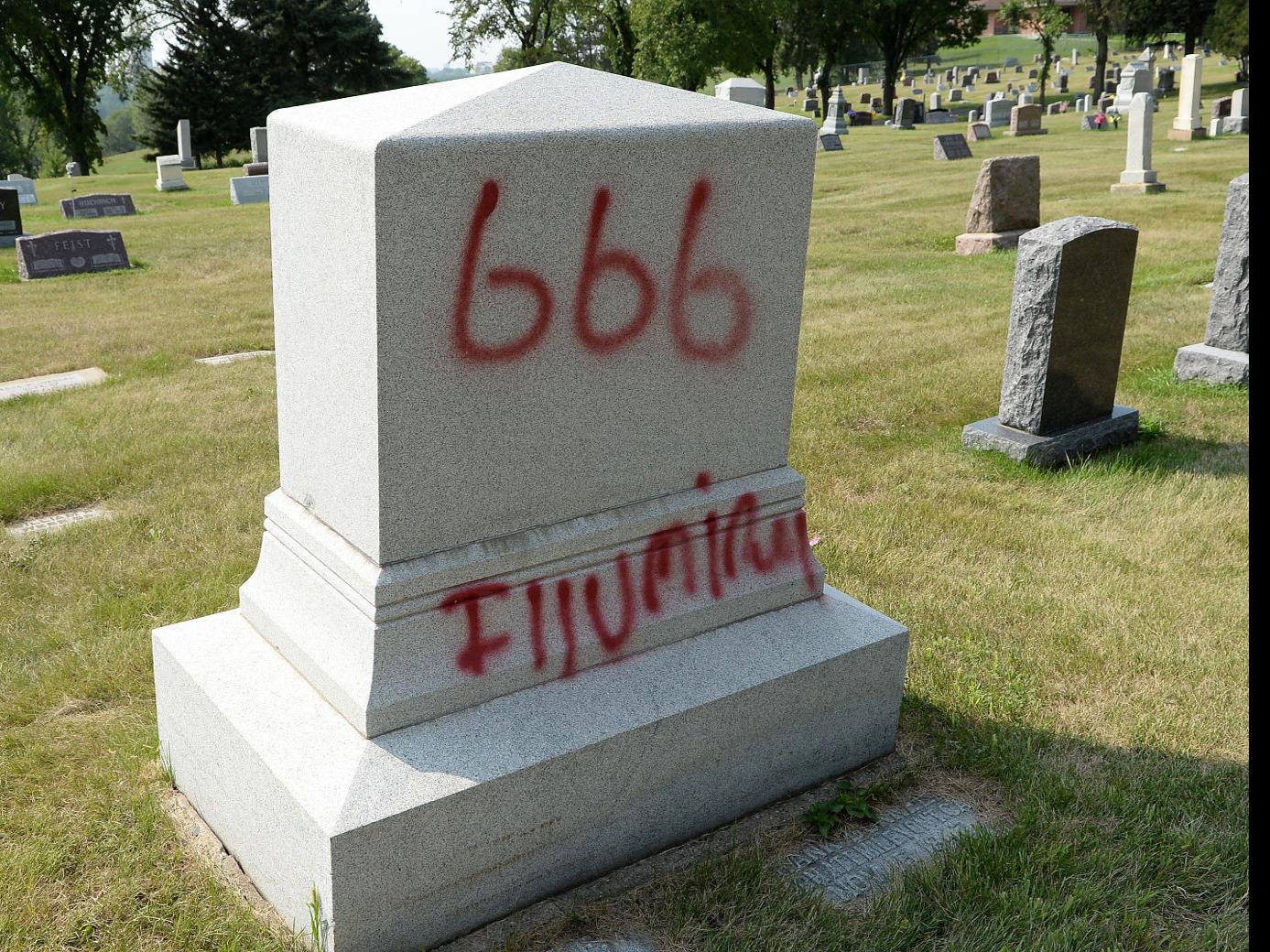 Police Investigate Church Graveyard Graffiti Courts Crime Bismarcktribune Com