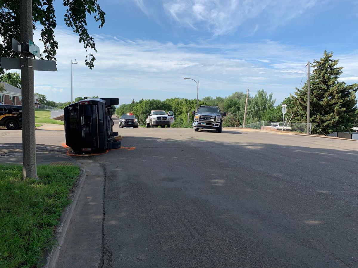 Bismarck police officer injured in twovehicle crash