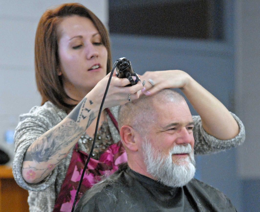 Highland Acres School Brave the Shave event Tribune Photo Collections