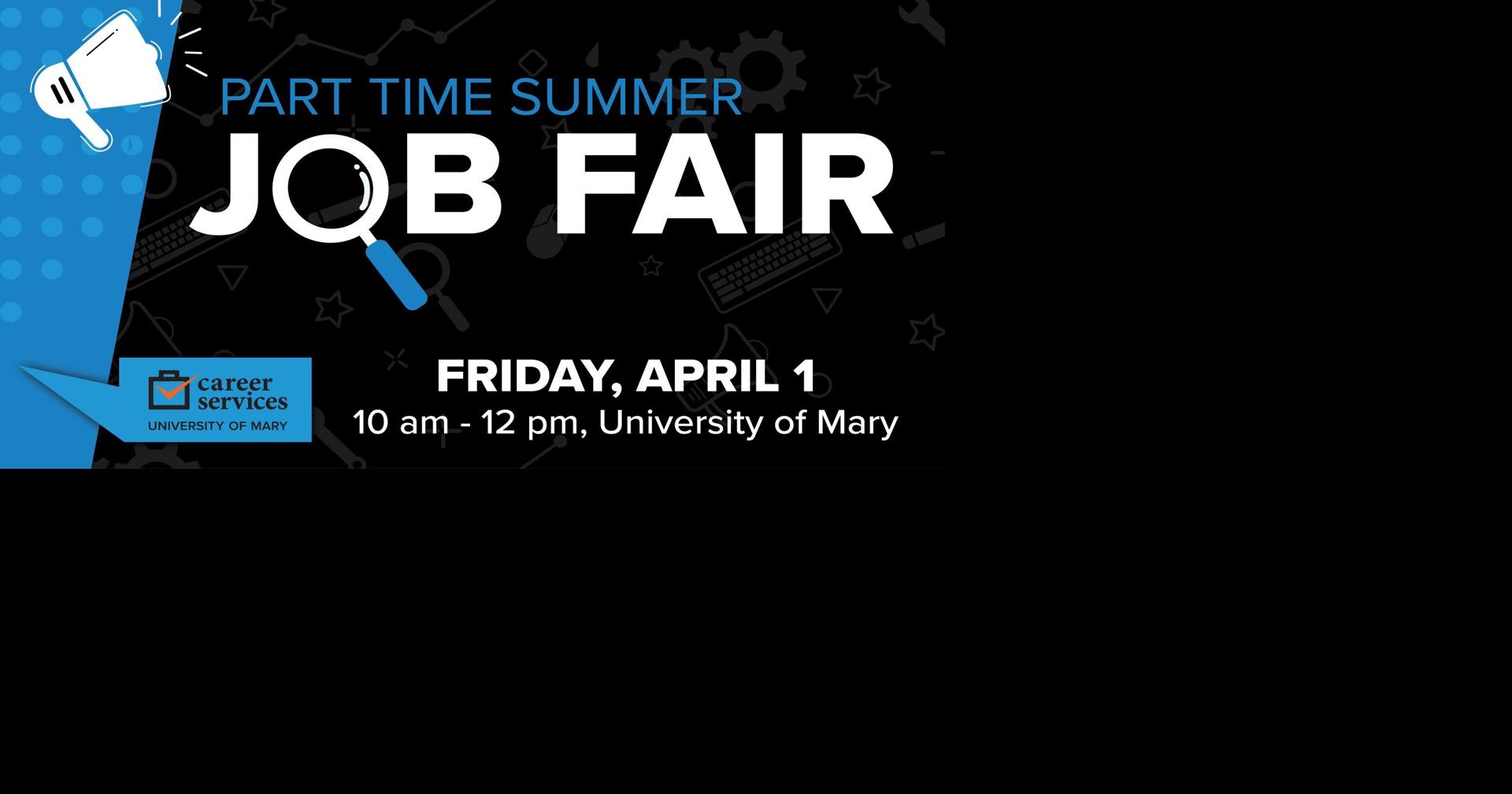 U-Mary holding summer job fair