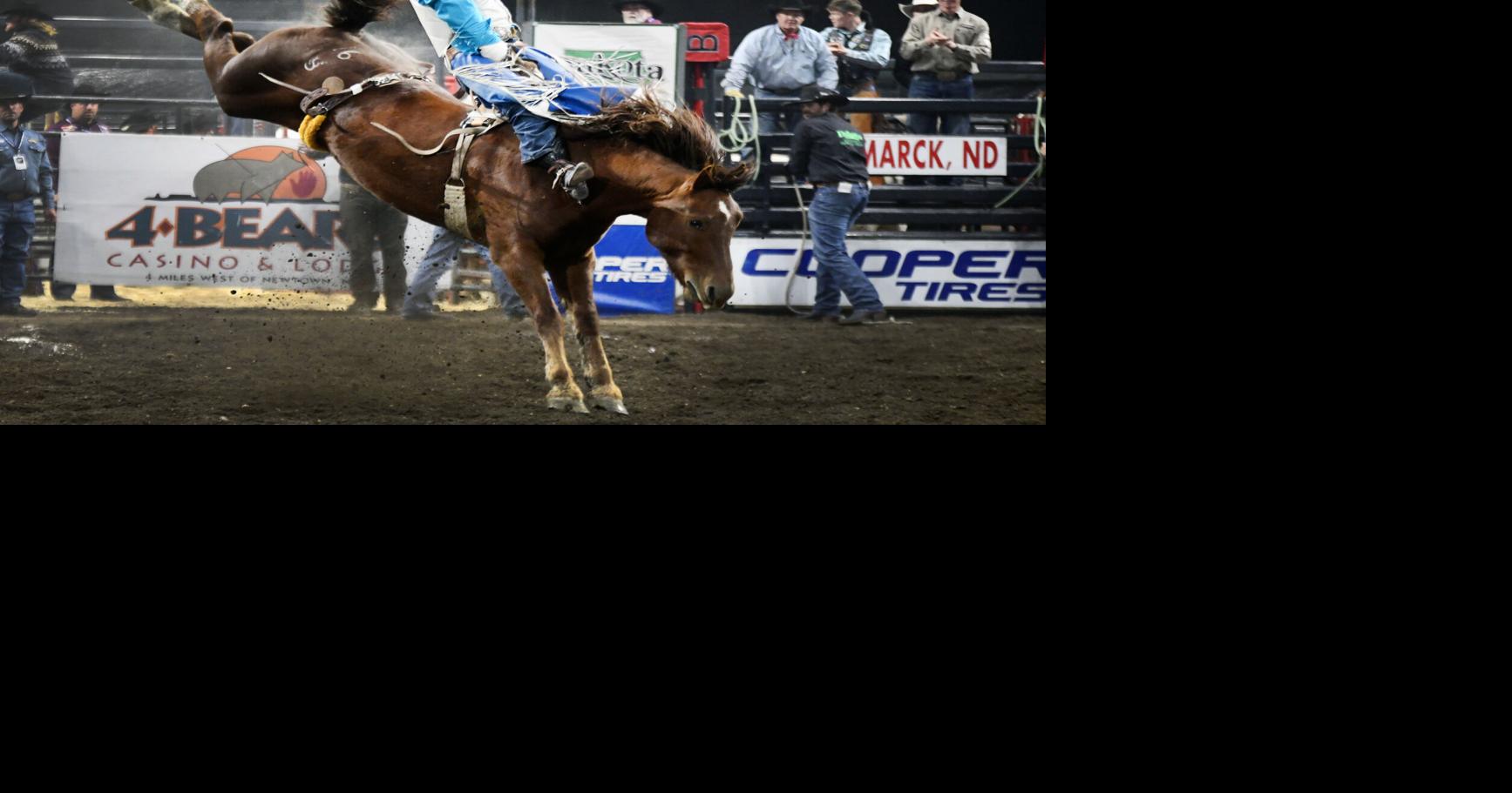 Veteran Hardwick turns in strong bareback ride at Bucking Battle