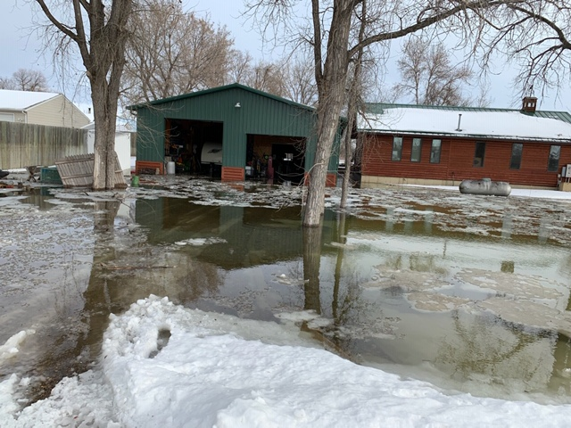 Warming Temperatures Cause Flooding North Of Bismarck Mandan