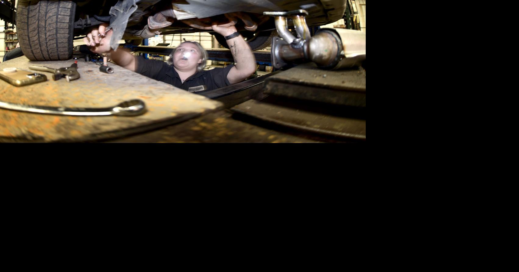 Women outnumbered but not out-talented in mechanic shops