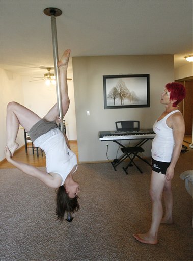 Fargo Woman Helps People Get Fit On A Pole North Dakota News Pole Fitness Instructor